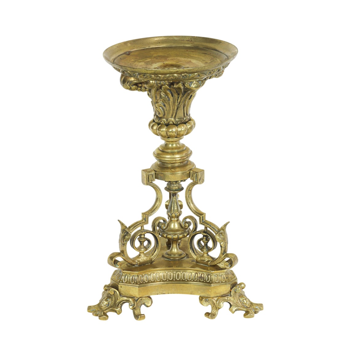 A French style brass pedestal stand (1 of 1)