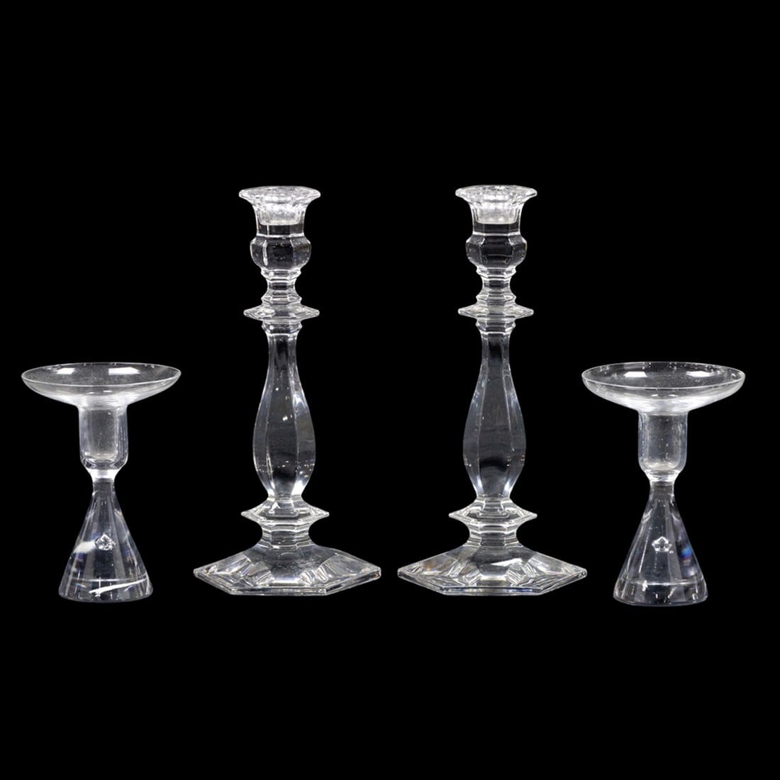 A pair of Tiffany & Co. cut glass candlesticks (1 of 2)