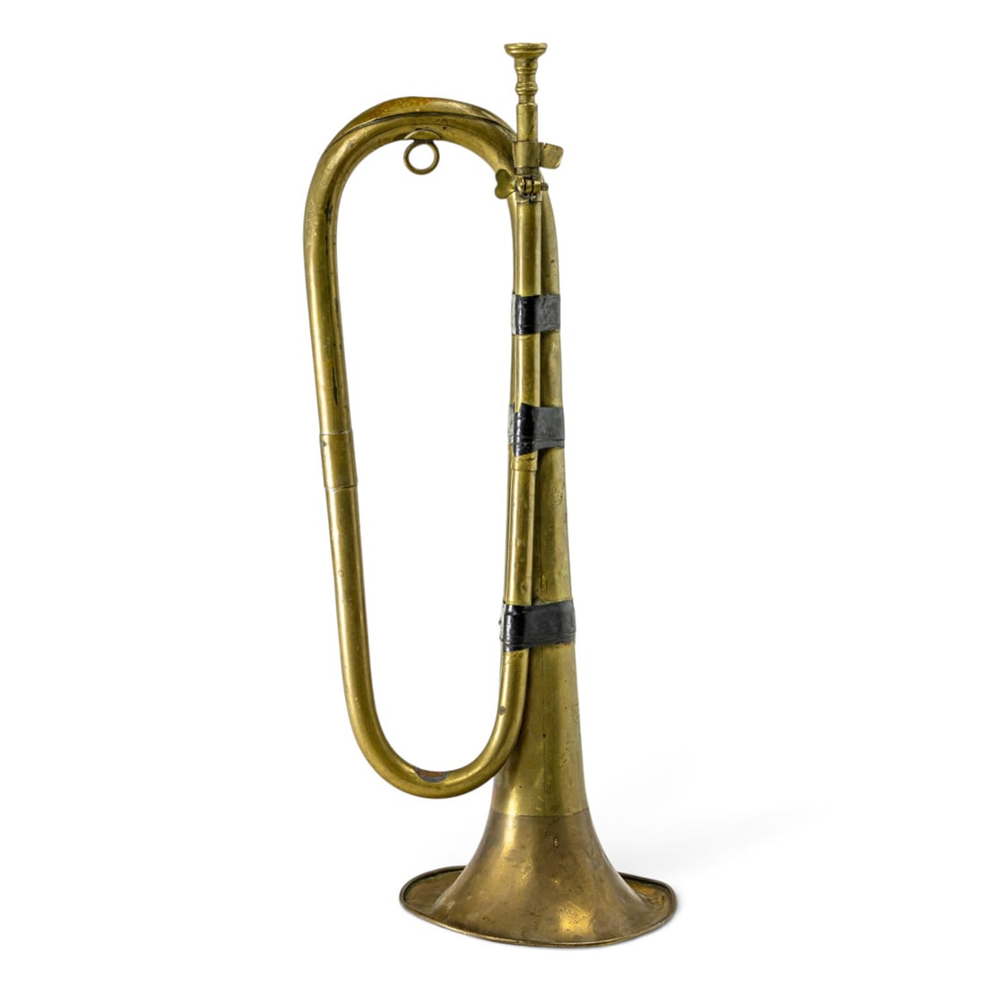 A Mexican brass military bugle (1 of 2)