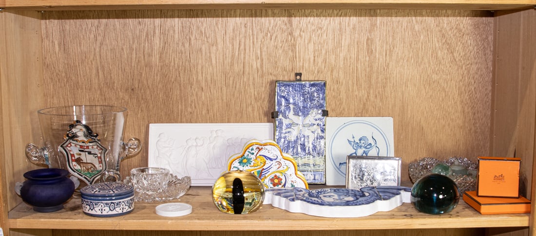 An assembled group of mostly ceramics and glassware (1 of 1)