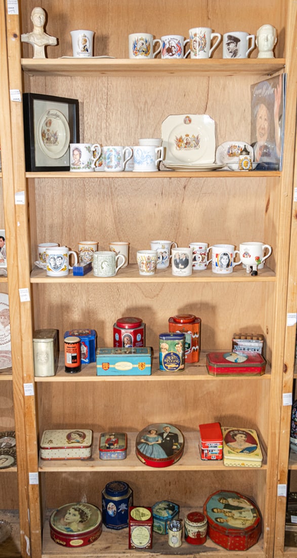 An assembled group of the British royal family memorabilia (1 of 1)