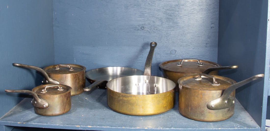 A group of French copper cookware (1 of 1)