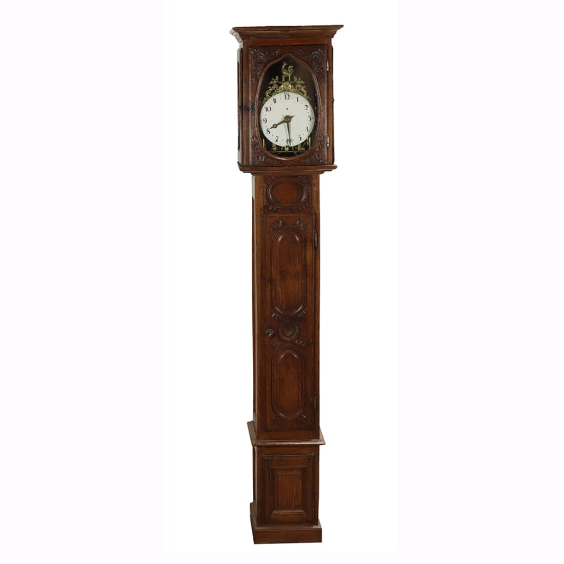 A Louis XV Provincial tall case clock (1 of 4)