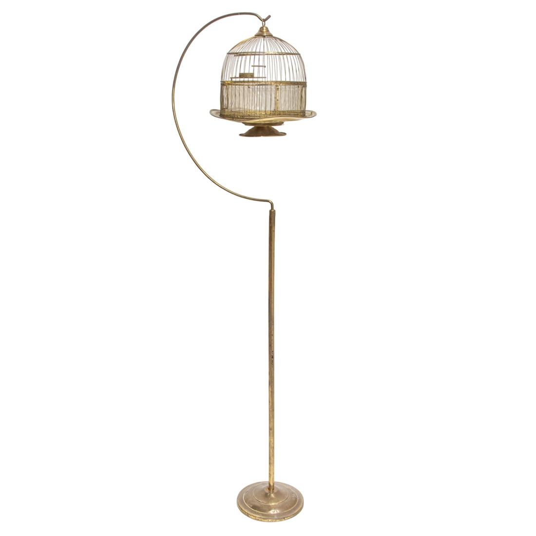 A Kendrick brass floor standing birdcage (1 of 3)