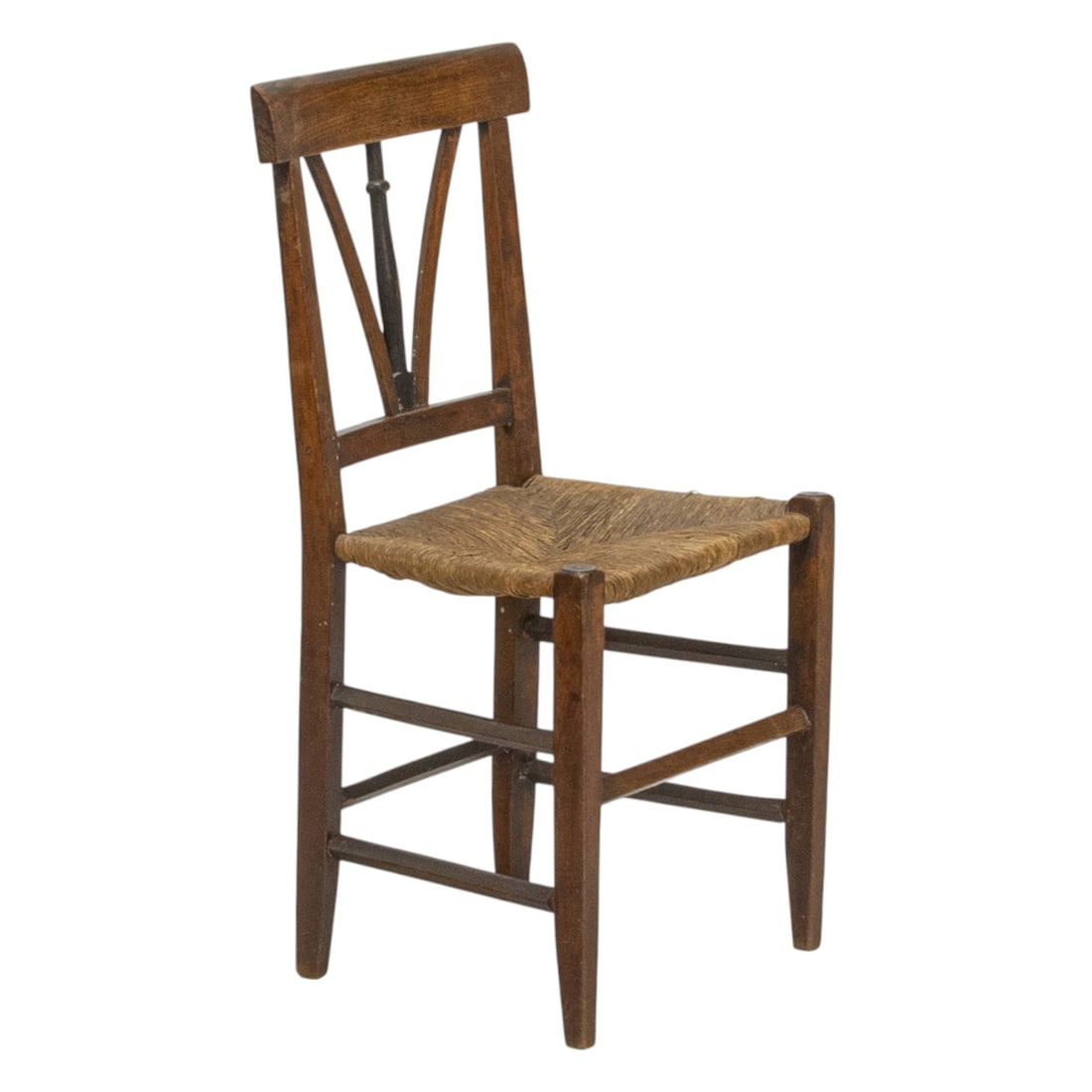 A Provincial partial ebonized side chair - 2