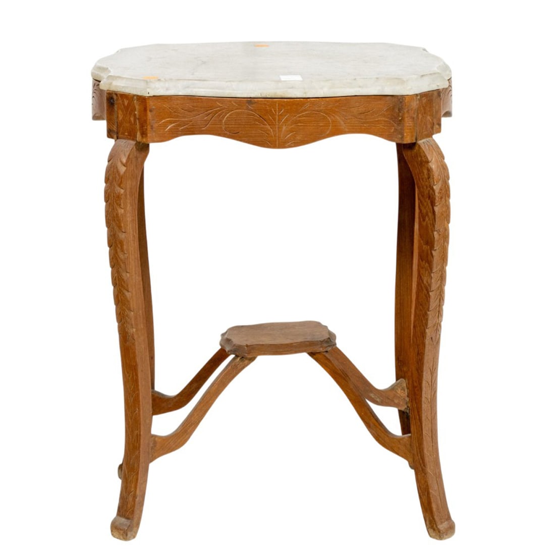 A Victorian style turtle top side table (1 of 1)