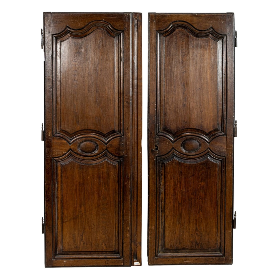 A pair of French Provincial cabinet doors