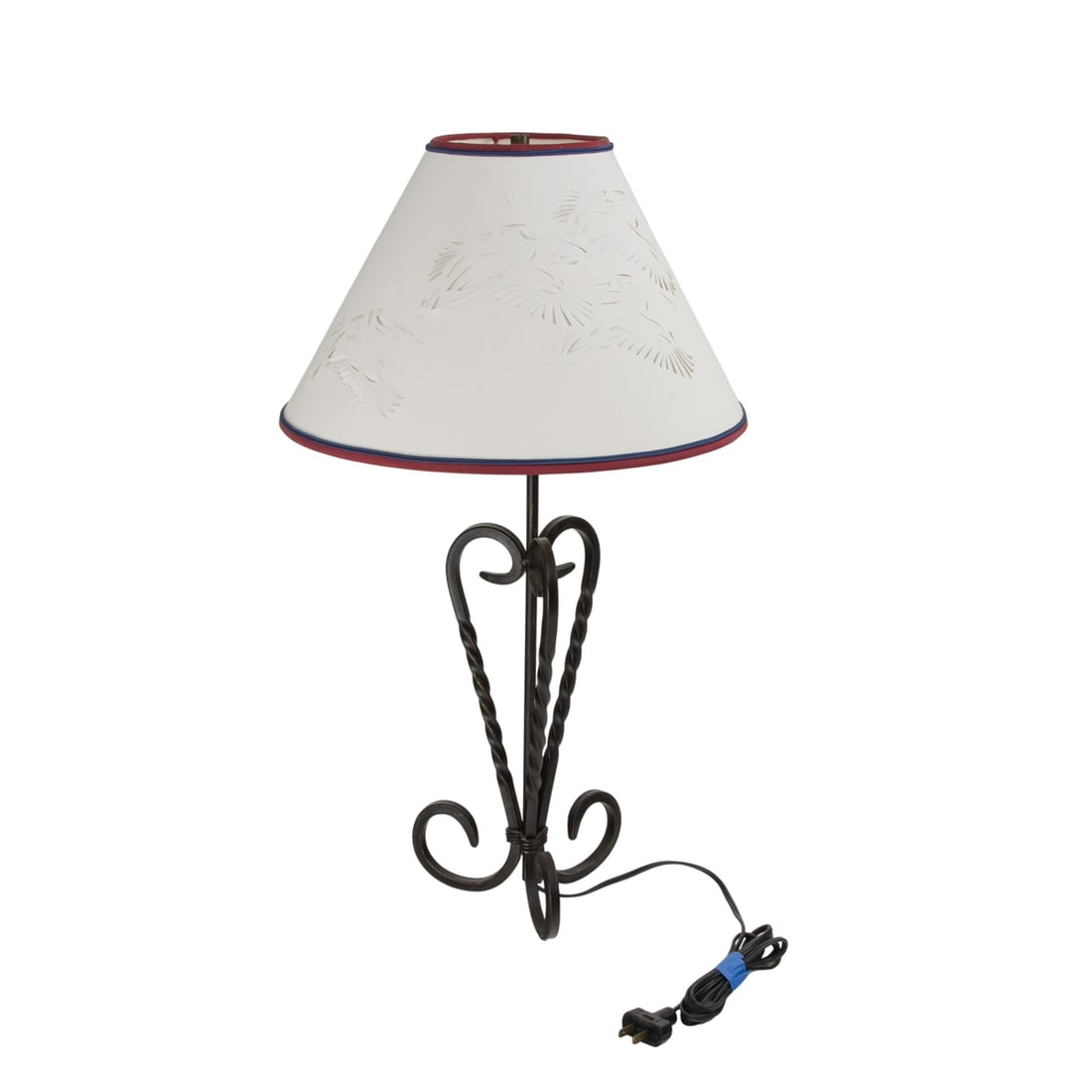A wrought iron table lamp (1 of 1)
