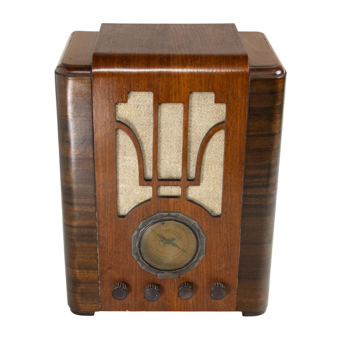 An Allied Radio Corporation 'Golden Knight' vacuum tube radio (1 of 1)