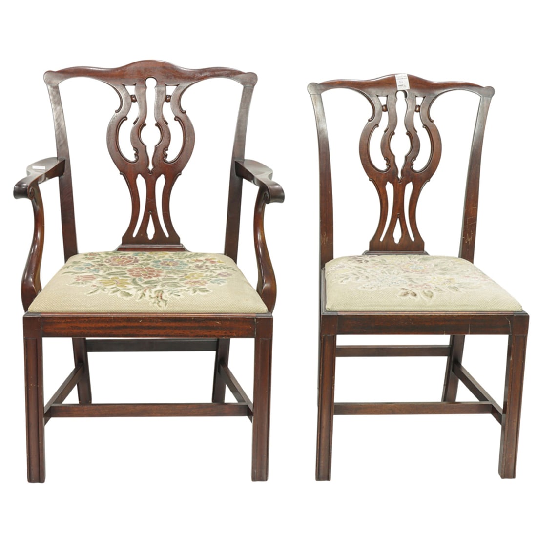 A Chippendale style seating group - 4