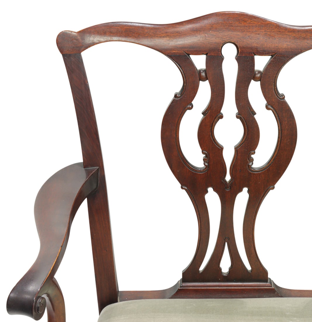 A Chippendale style seating group - 6
