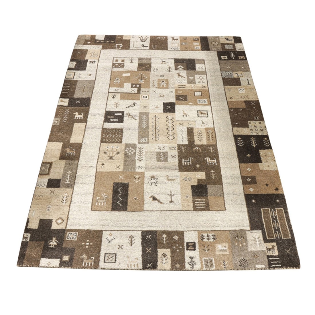 A Nepalese carpet 6'7" x 4'10": A Nepalese carpet 6'7" x 4'10"