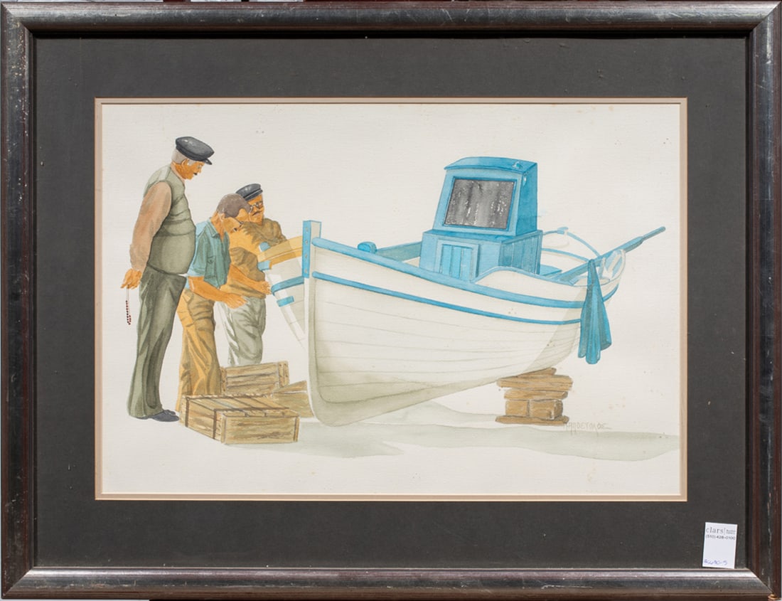 Watercolor, Greek School (20th century) (1 of 1)