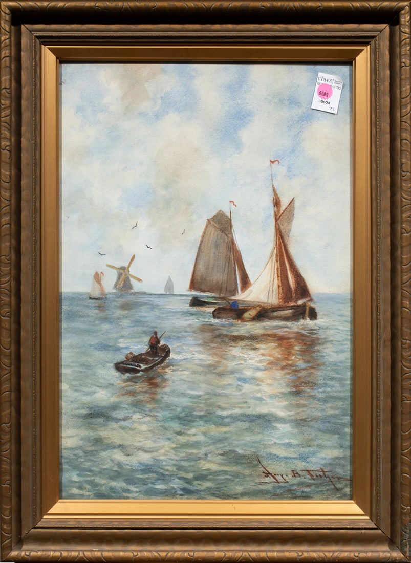 Watercolor, Dutch School (20th century) (1 of 1)