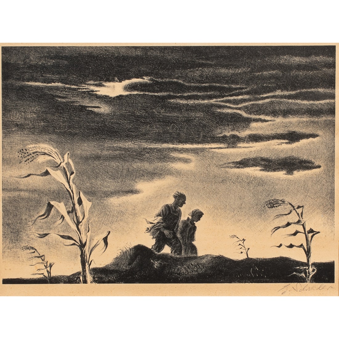 Print, Georges Schreiber (1 of 4)