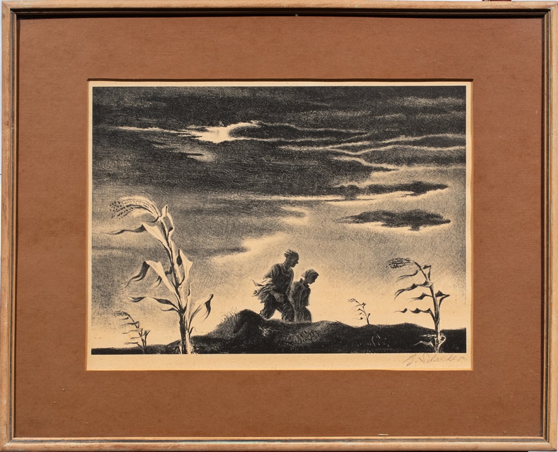 Print, Georges Schreiber - 2