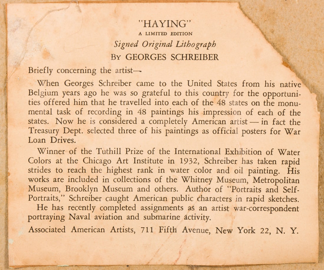 Print, Georges Schreiber - 5