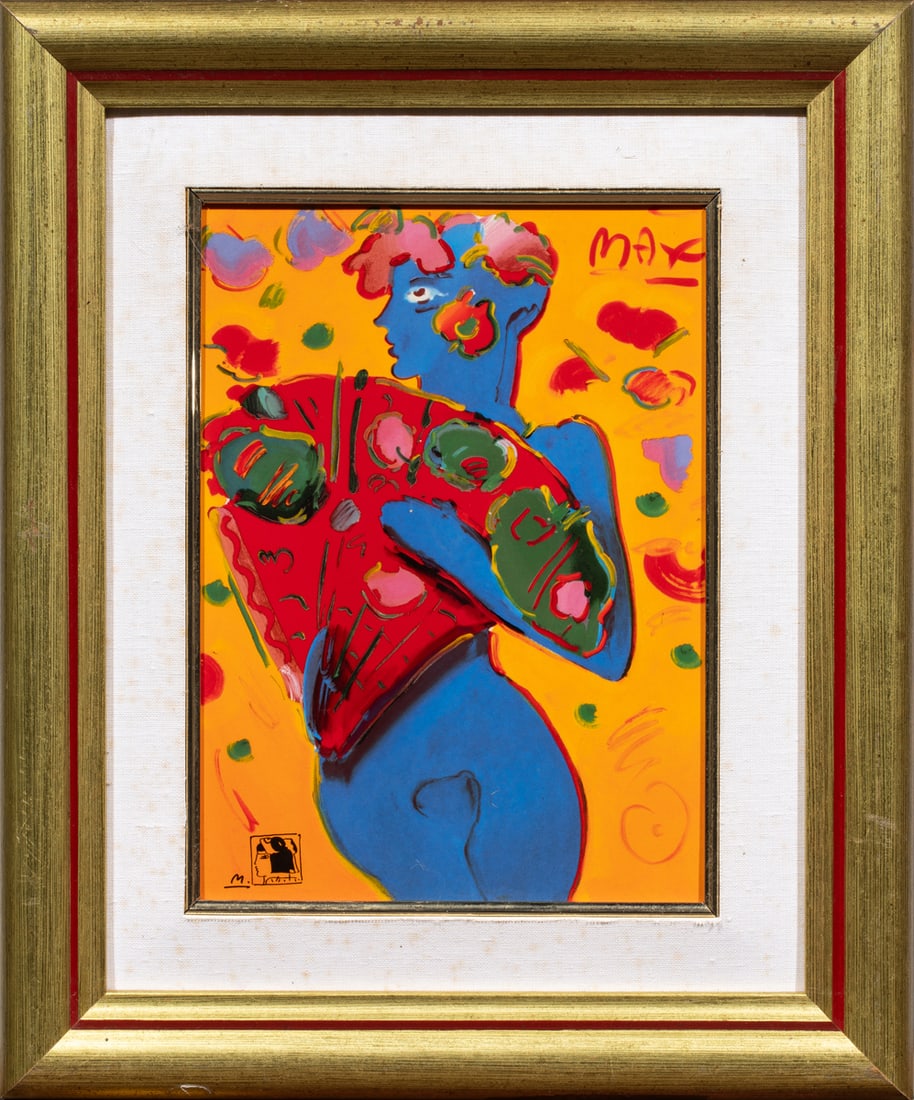 Porcelain Plaque, Peter Max (1 of 1)