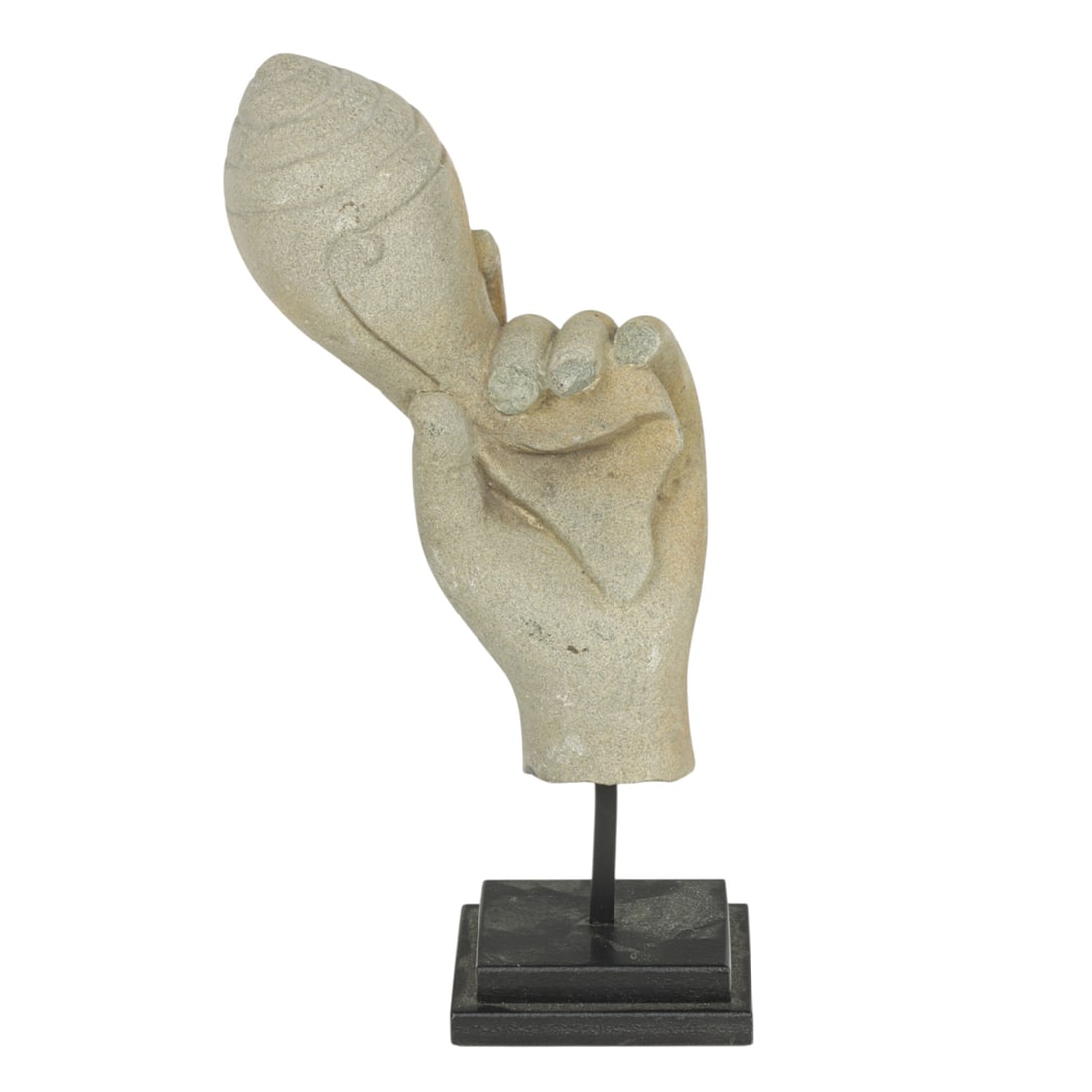 A Khmer sandstone hand fragment of a Hindu deity figure (1 of 1)