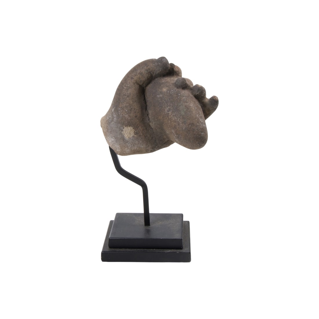 A Khmer sandstone hand fragment of a Hindu deity figure (1 of 1)