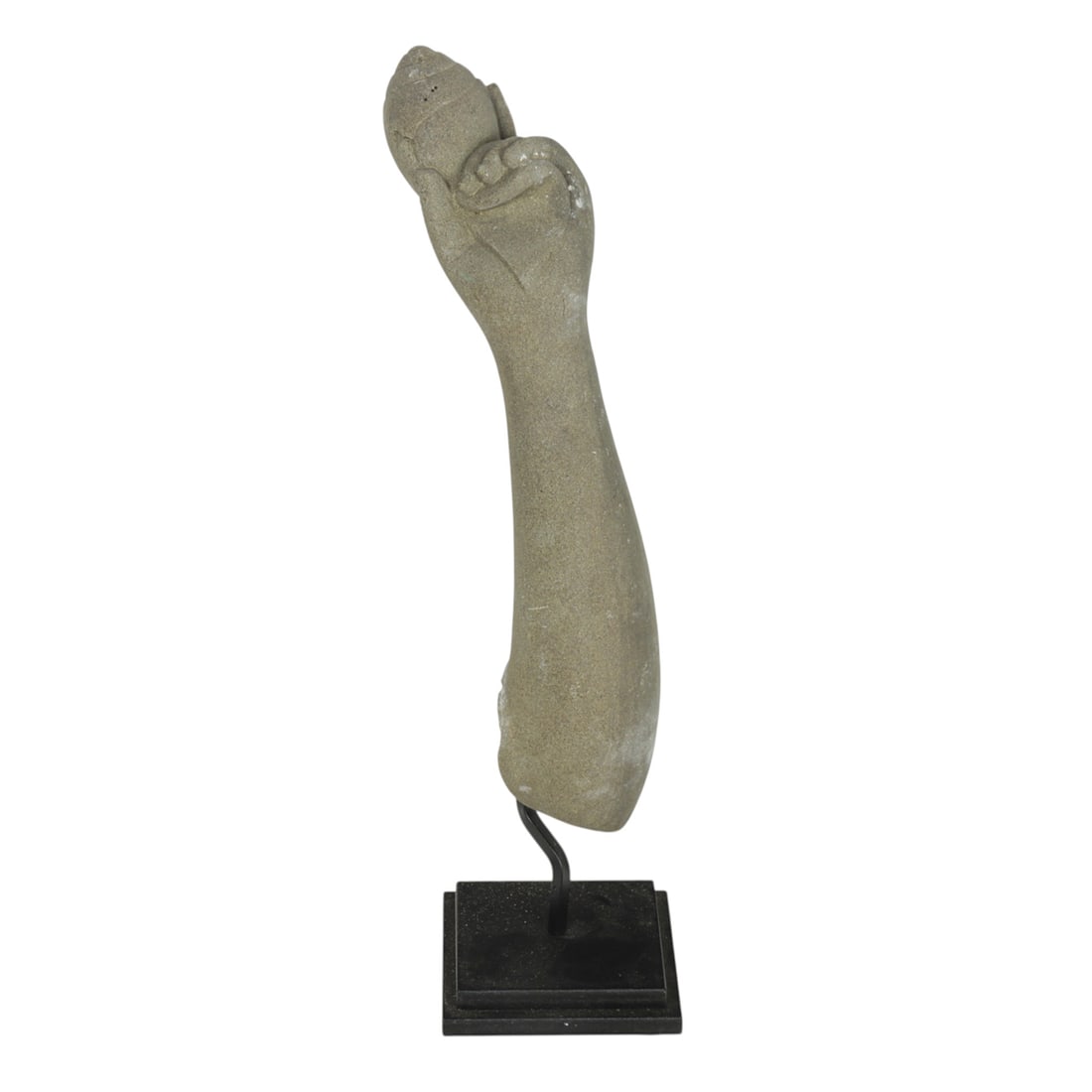 A Khmer sandstone arm fragment of a Hindu deity figure (1 of 1)