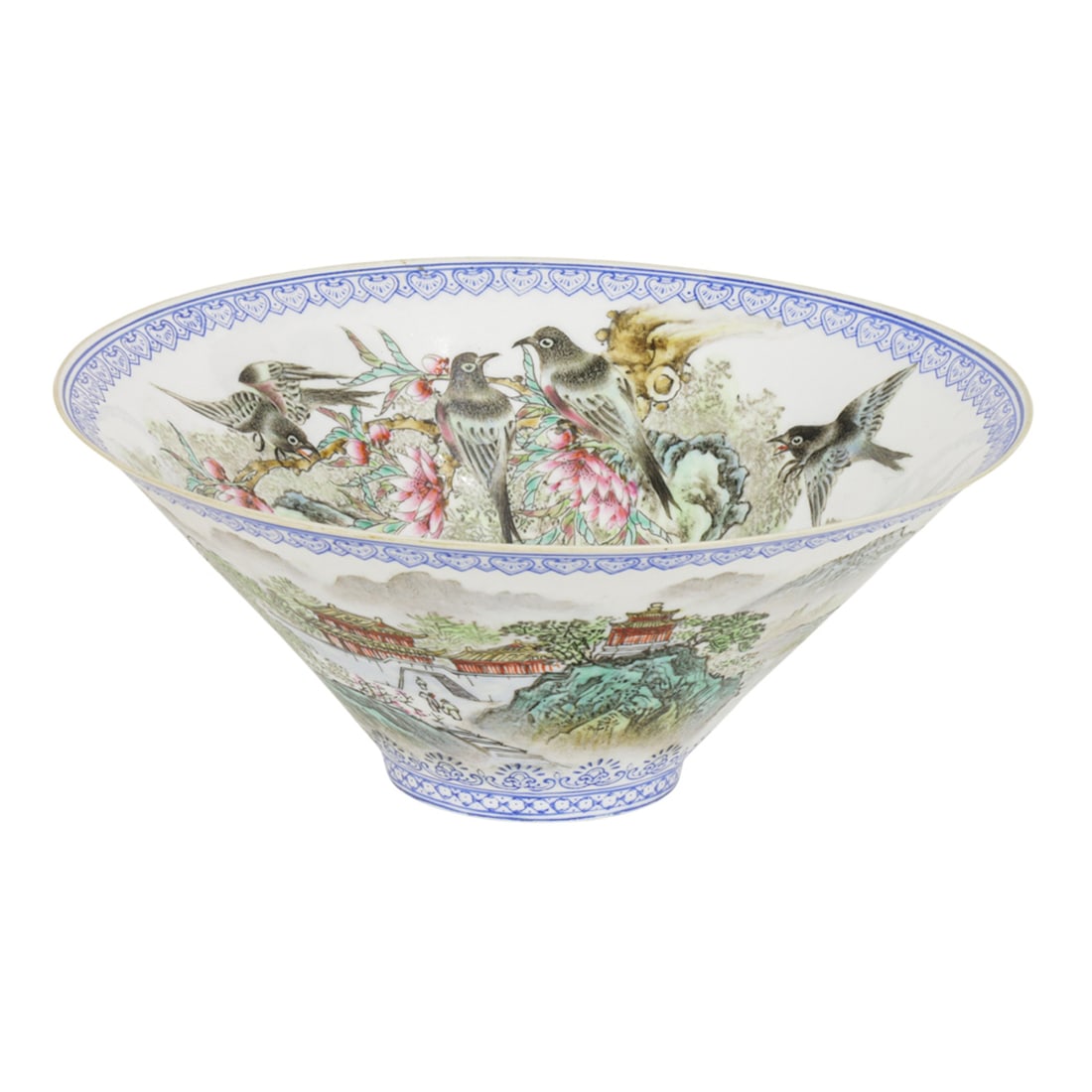 A Chinese famille rose eggshell bowl (1 of 2)
