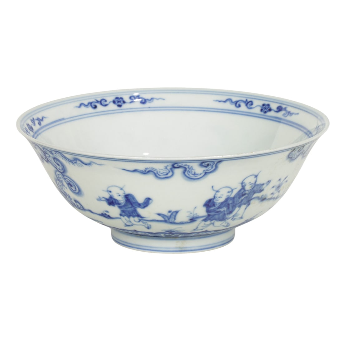 A Chinese blue and white bowl