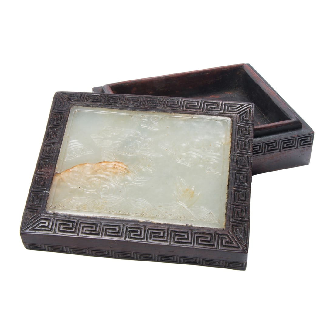 A Chinese white jade plaque (1 of 1)