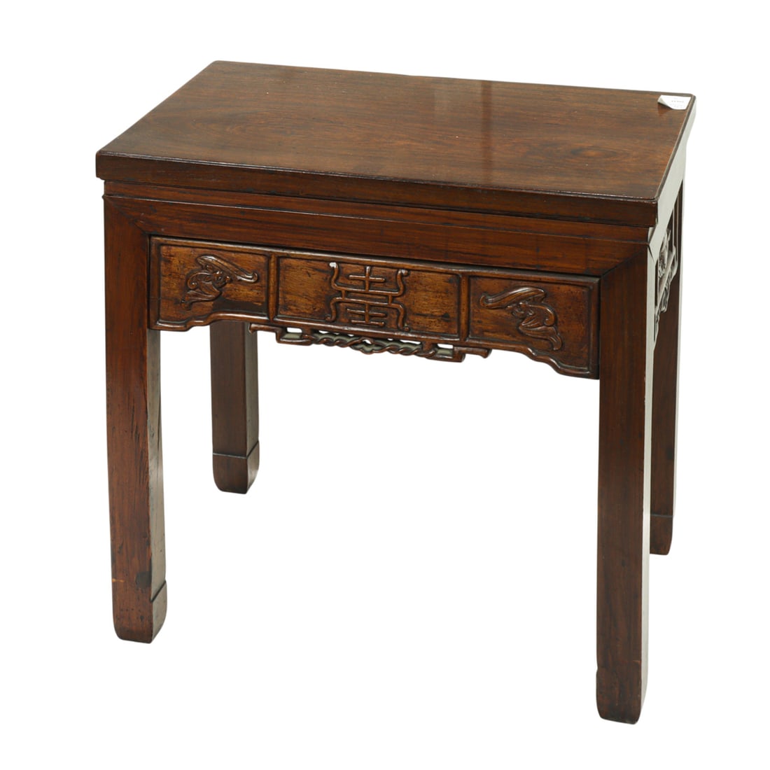 A Chinese rosewood side table (1 of 1)