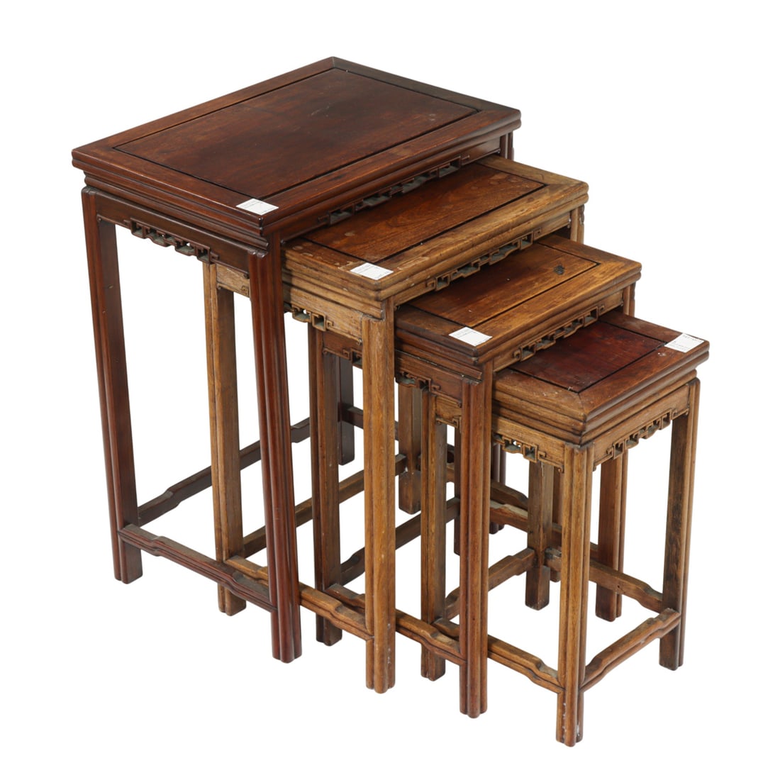 (lot of 4) Chinese rosewood resting tables (1 of 1)