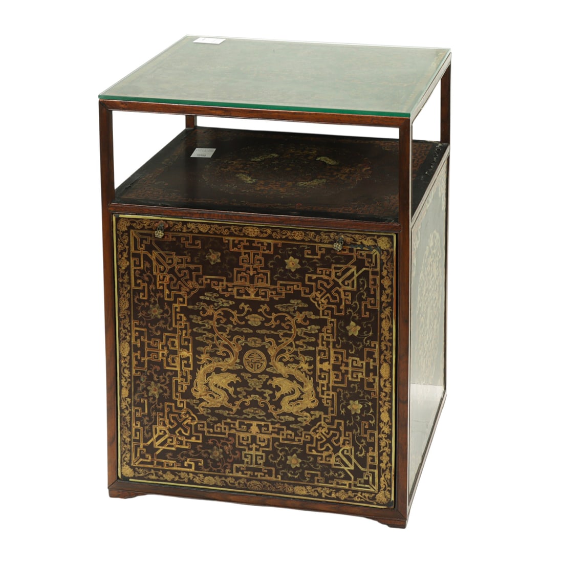 A Chinese lacquered side cabinet (1 of 1)