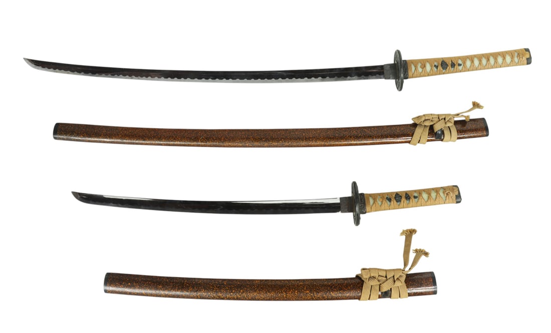 (lot of 2) Japanese style swords