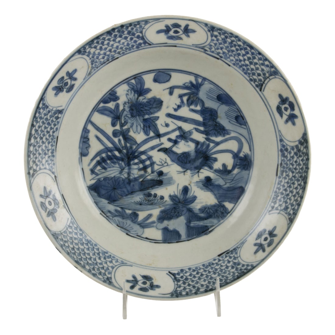 A Chinese Swatow blue and white charger (1 of 3)