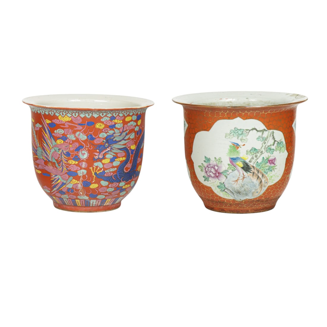 (lot of 2) Chinese famille rose planters (1 of 1)