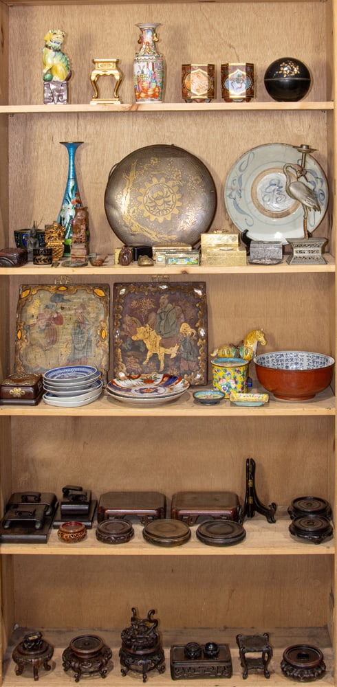 A large group of Asian decorative items (1 of 1)