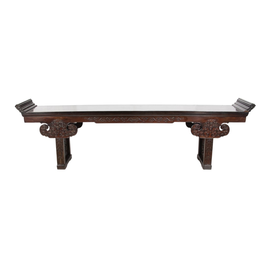 A massive Chinese Ming-style rosewood altar table (1 of 1)