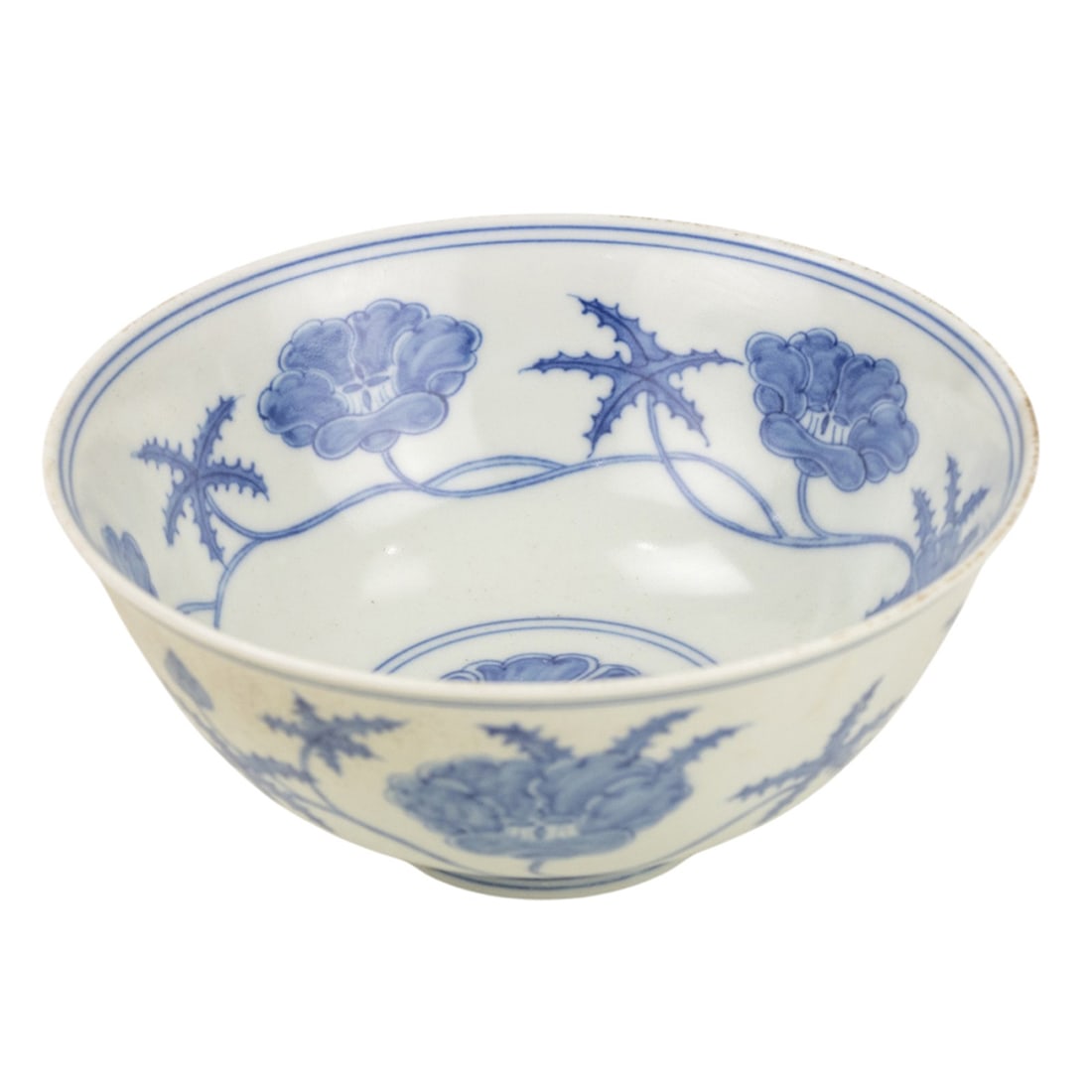 A Chinese blue and white bowl