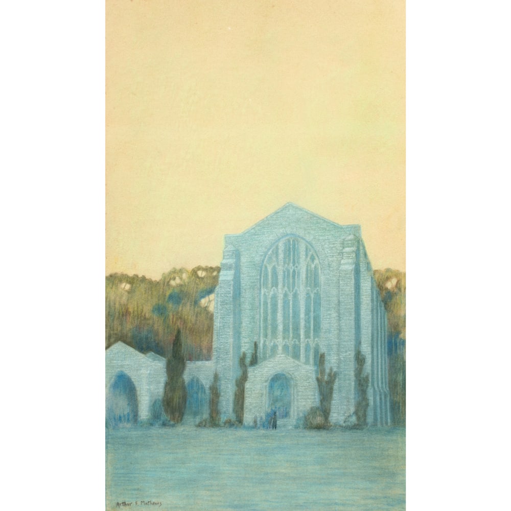 Pastel, Arthur Mathews (1 of 4)