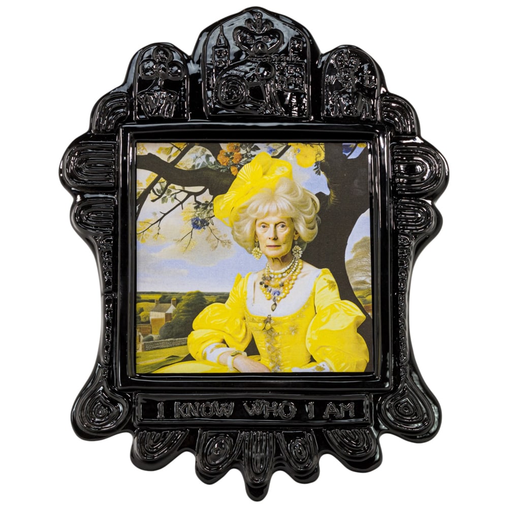 Ceramic, Grayson Perry: Grayson Perry (British, b. 1960), "Totally Unique Thing," 2025, glazed ceramic, edition 1/1, stamped with artist name, title, and dated verso, overall: 13"h x 10"w. Provenance: Acquired from exhibitio