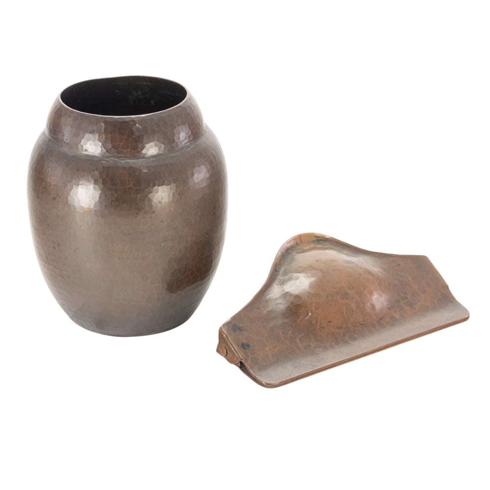 A Dirk van Erp copper vase and paper clip (1 of 4)