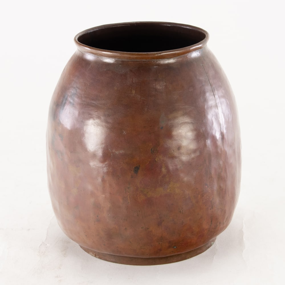 A Dirk van Erp copper red warty vase (1 of 4)