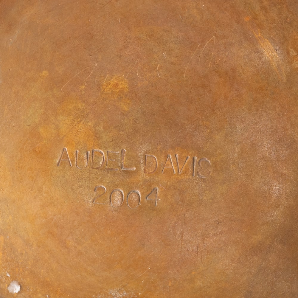Three Audel Davis copper vases - 4