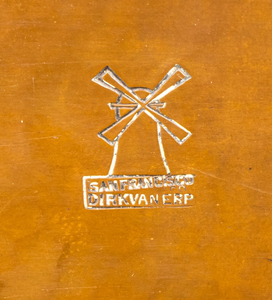 A Dirk van Erp copper desk set - 6