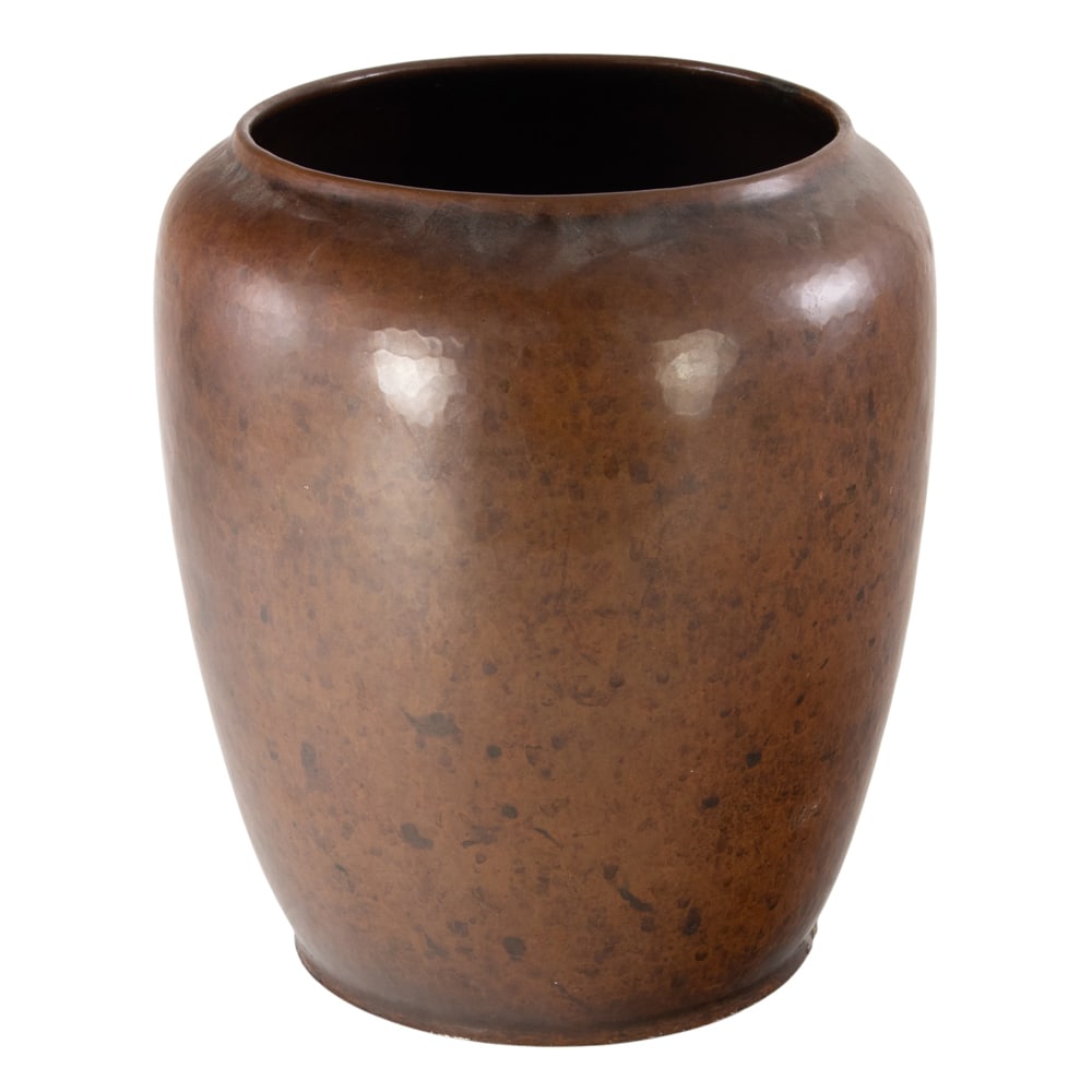 An Arts and Crafts hammered copper vase circa 1920 (1 of 2)