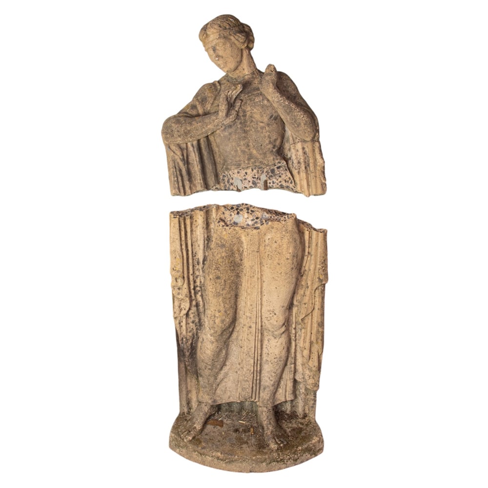 A Joseph Minutoli cast stone sculpture maquette for the top frieze of the Rotunda of the Palace of (1 of 2)