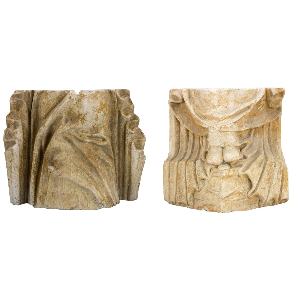 An original Panama Pacific International Exhibition architectural caryatid fragment from The Palace: An original Panama Pacific International Exhibition plaster architectural caryatid fragment from the rotunda of the iconic The Palace of Fine Arts designed by Bernard Maybeck for the Panama Pacific