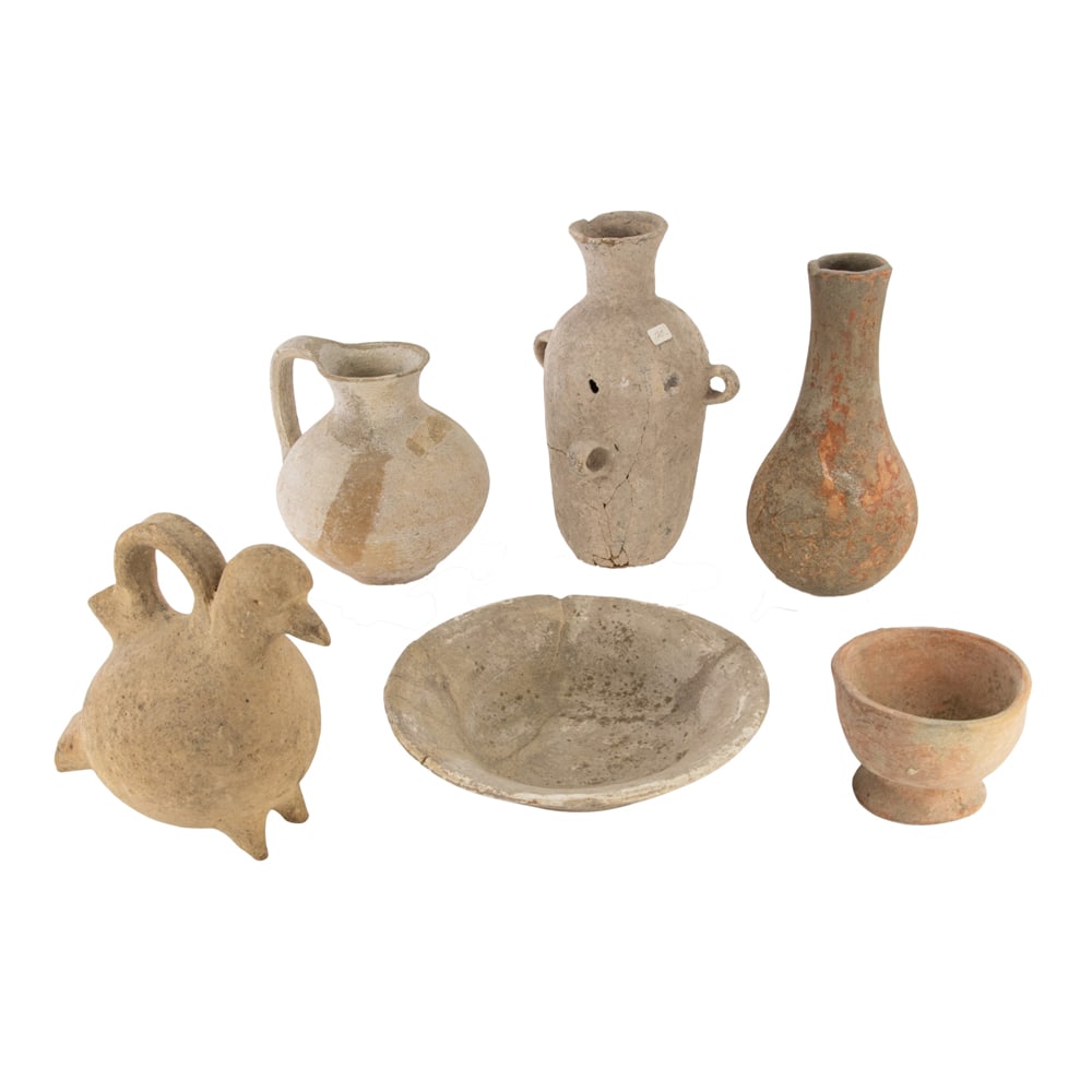 A group of ancient terra cotta vessels (1 of 4)