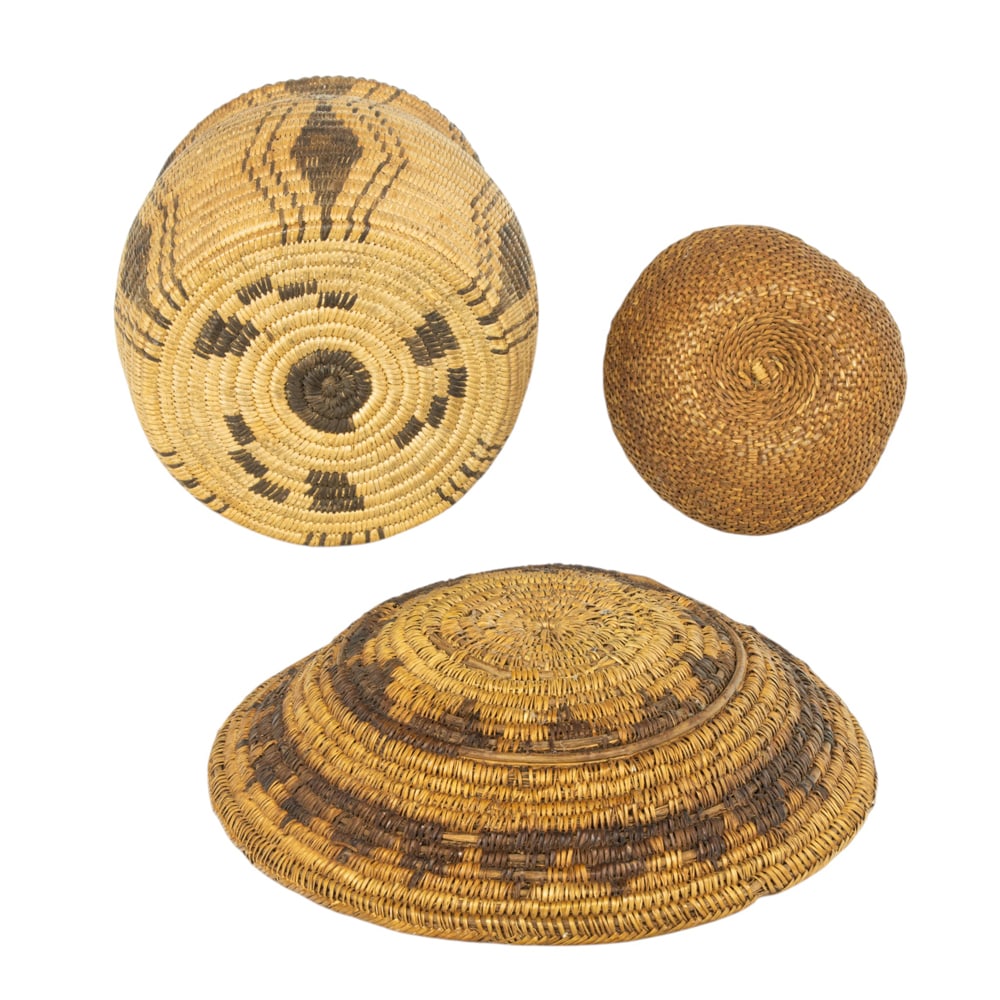 A Native American basketry group - 3