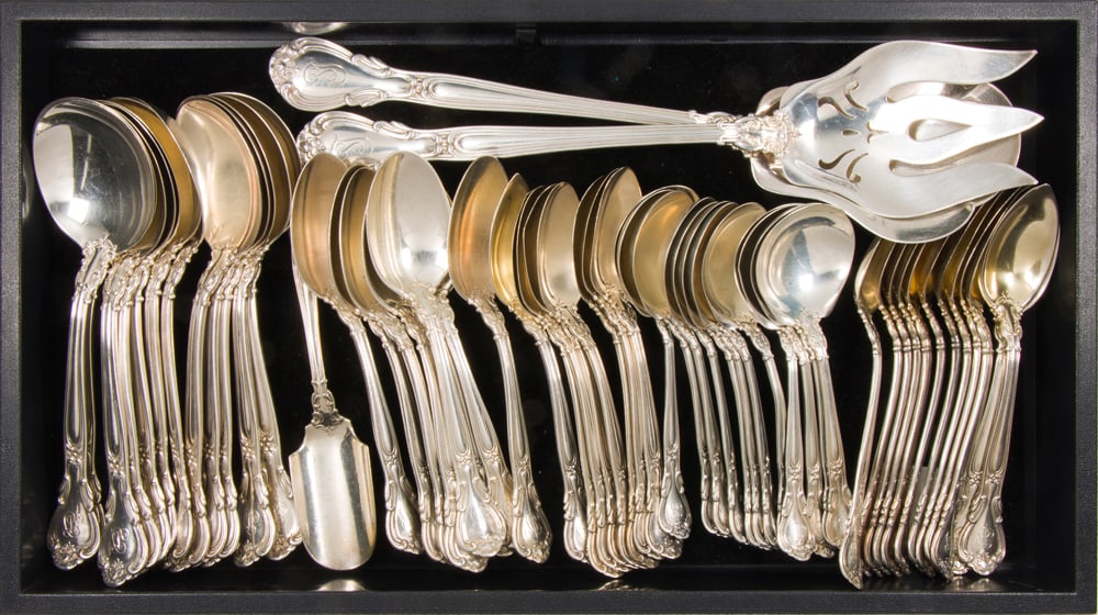 A sterling flatware set - 5