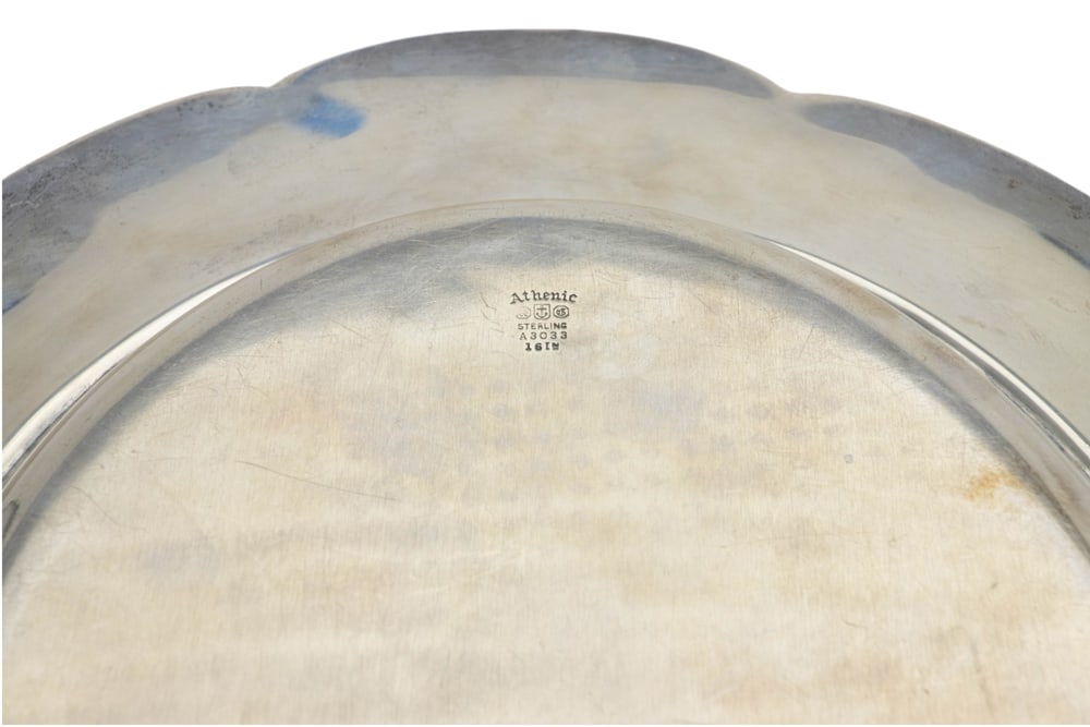 A sterling platter, Gorham, Athenic - 2